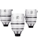 Full frame Anamorphic lens set, Epic series, PL mount, 35mm+50mm+75mm T/2.0 1.33X, con valigia