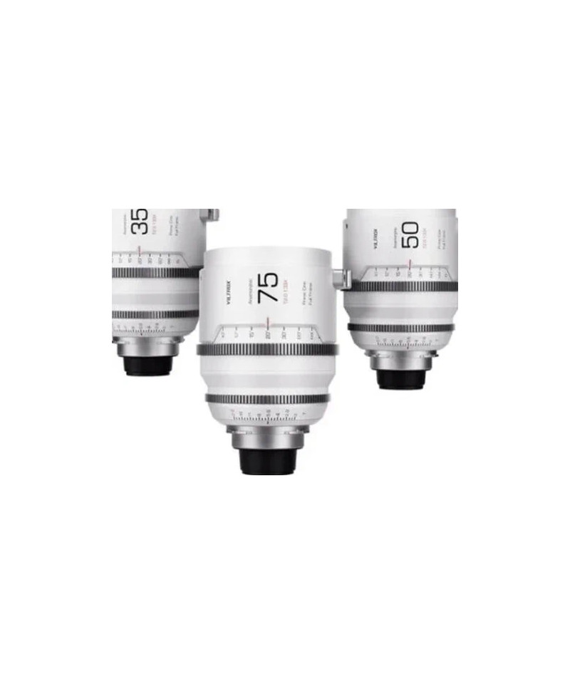 Full Frame Set di Lenti Anamorfiche Epic Series 35+50+75mm Sony E mount T2.0 1.33X, con valigia