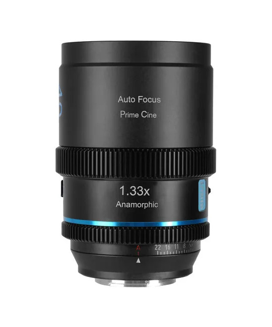 SIRUI OBIETTIVO 40MM T1.8 1.33X S35 AF ANAMORFICH LENS (E MOUNT BLUE FLARE)