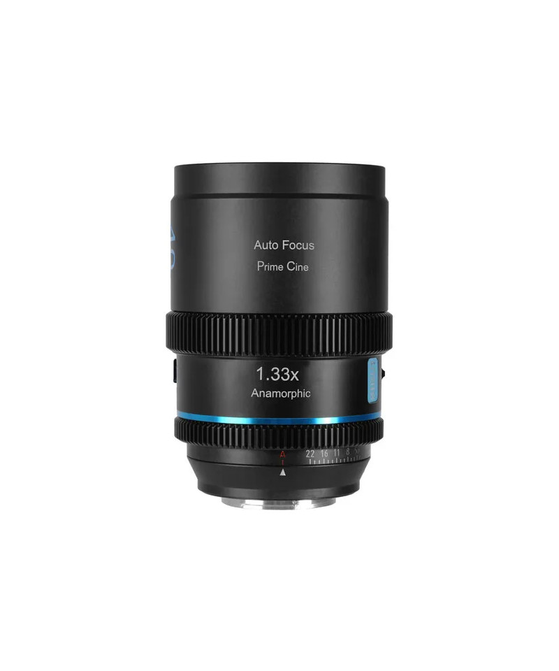 SIRUI OBIETTIVO 40MM T1.8 1.33X S35 AF ANAMORFICH LENS (E MOUNT BLUE FLARE)