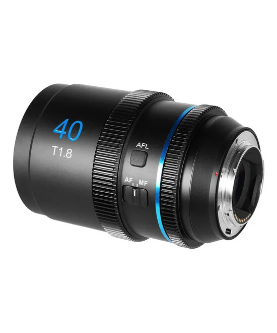 SIRUI OBIETTIVO 40MM T1.8 1.33X S35 AF ANAMORFICH LENS (E MOUNT BLUE FLARE)
