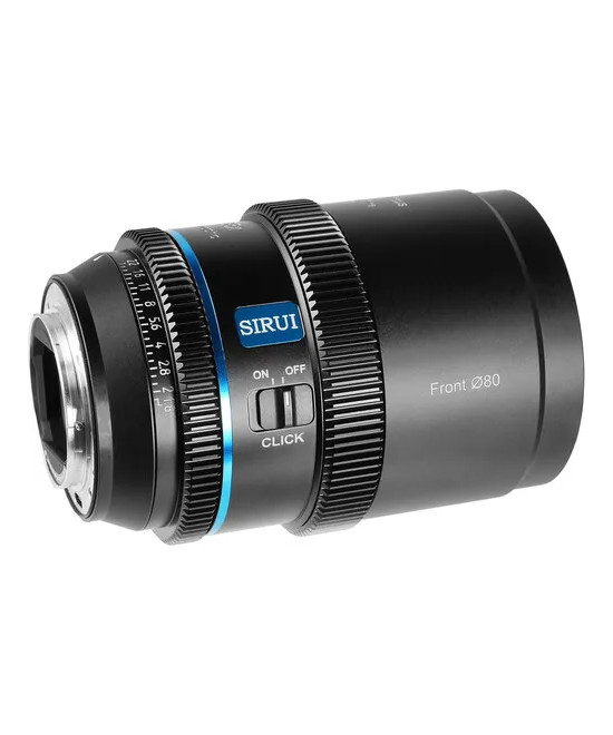 SIRUI OBIETTIVO 40MM T1.8 1.33X S35 AF ANAMORFICH LENS (E MOUNT BLUE FLARE)