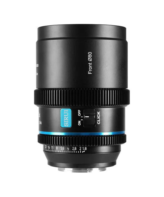 SIRUI OBIETTIVO 40MM T1.8 1.33X S35 AF ANAMORPHIC LENS (E MOUNT NEUTRAL FLARE)