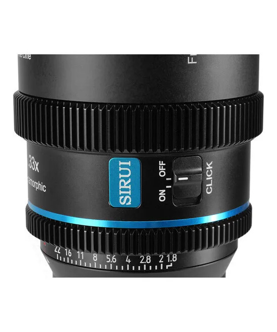 SIRUI OBIETTIVO 40MM T1.8 1.33X S35 AF ANAMORPHIC LENS (E MOUNT NEUTRAL FLARE)