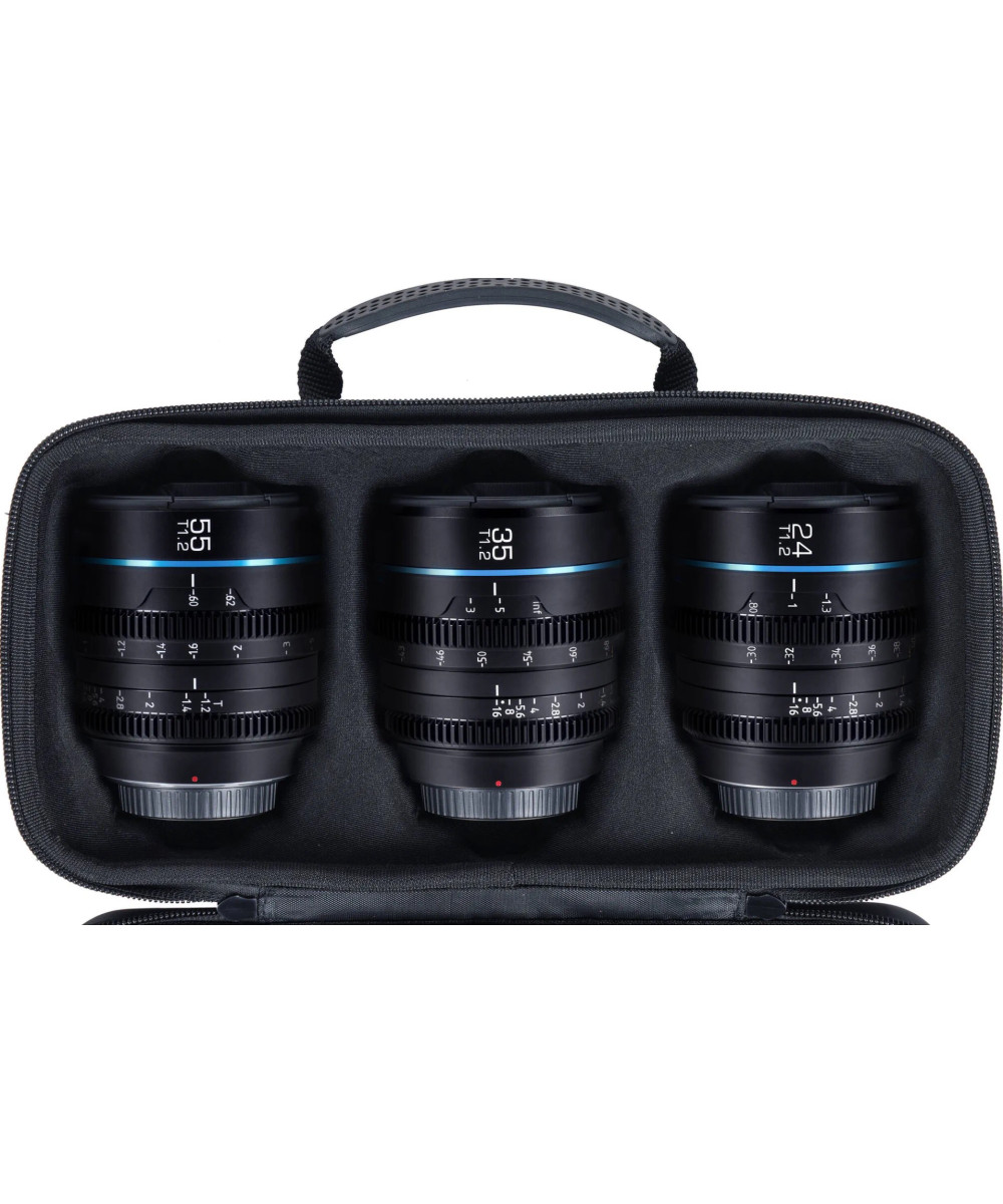 Set Night Walker t/1.2 S35 Cine Micro 4/3 (24mm, 35mm, 55mm) - Nero