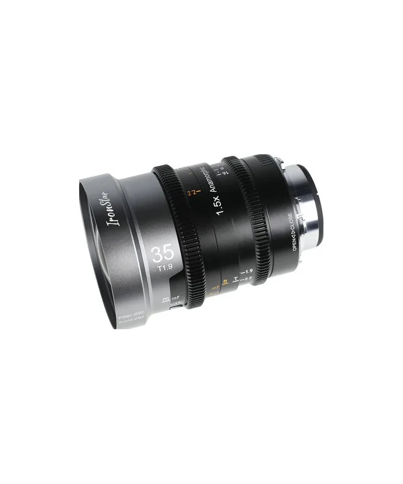 IronStar 35mm t/1.9 1.5X Anamorphic Full Frame Cine Blue Flare EF/PL