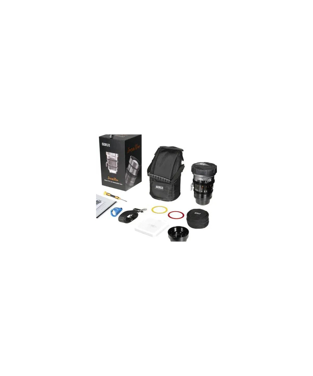 IronStar 35mm t/1.9 1.5X Anamorphic Full Frame Cine Blue Flare EF/PL