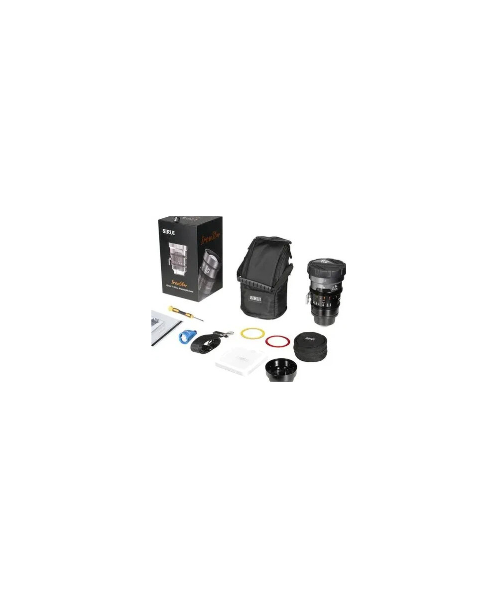IronStar 45mm t/1.9 1.5X Anamorphic Full Frame Cine Blue Flare EF/PL