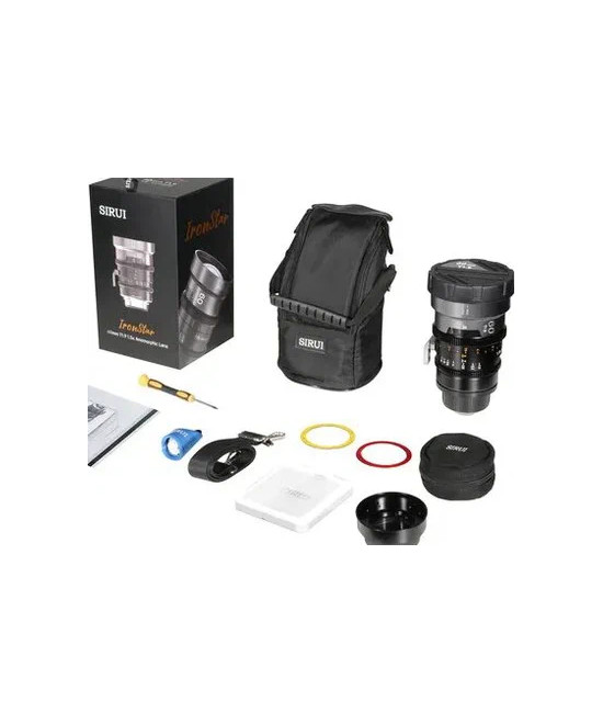 IronStar 60mm t/1.9 1.5X Anamorphic Full Frame Cine Blue Flare EF/PL