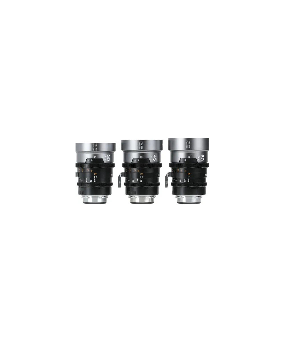 Set IronStar t/1.9 1.5X Anamorphic Full Frame Cine (35mm,45mm,60mm) Blue Flare EF/PL