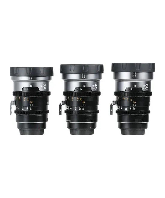 Set IronStar t/1.9 1.5X Anamorphic Full Frame Cine (35mm,45mm,60mm) Blue Flare EF/PL