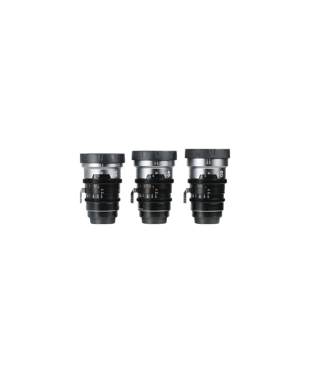 Set IronStar t/1.9 1.5X Anamorphic Full Frame Cine (35mm,45mm,60mm) Blue Flare EF/PL