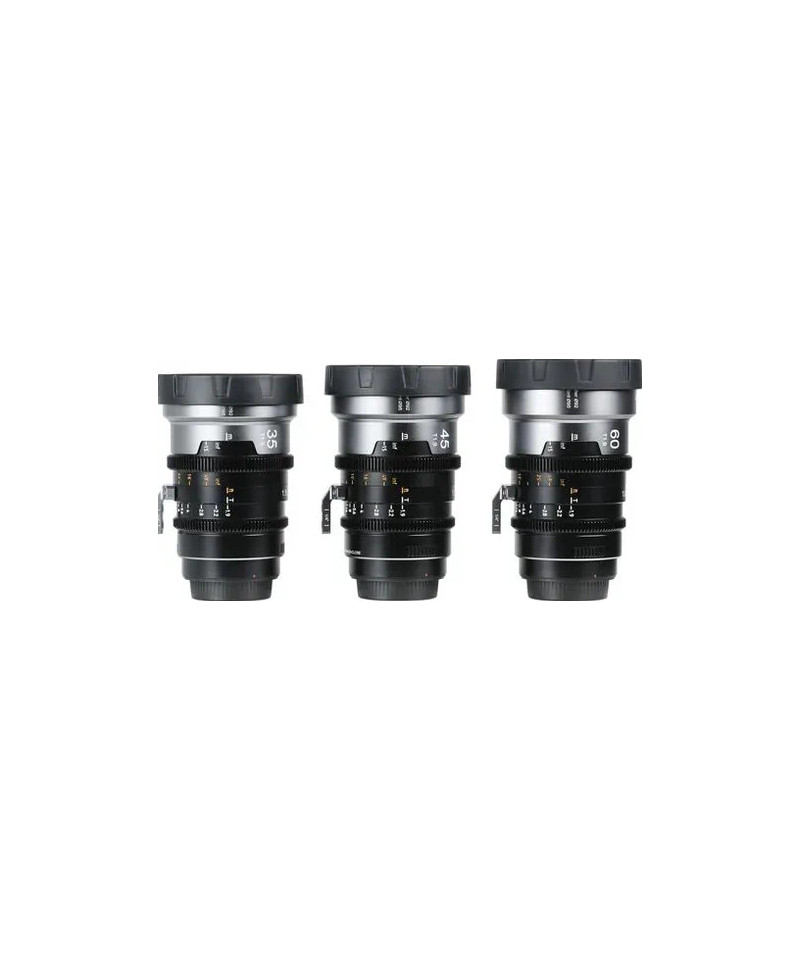 Set IronStar t/1.9 1.5X Anamorphic Full Frame Cine (35mm,45mm,60mm) Blue Flare EF/PL