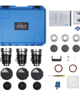 Set IronStar t/1.9 1.5X Anamorphic Full Frame Cine (35mm,45mm,60mm) Blue Flare EF/PL