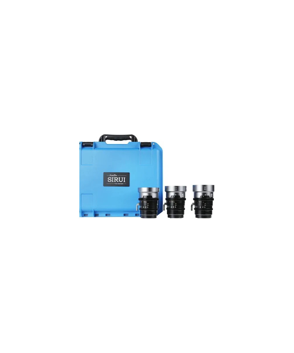 Set IronStar t/1.9 1.5X Anamorphic Full Frame Cine (35mm,45mm,60mm) Neutral Flare EF/PL