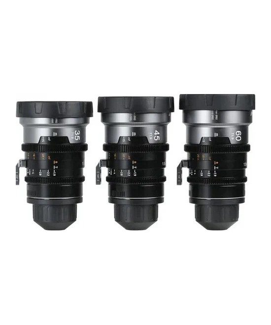 Set IronStar t/1.9 1.5X Anamorphic Full Frame Cine (35mm,45mm,60mm) Neutral Flare EF/PL