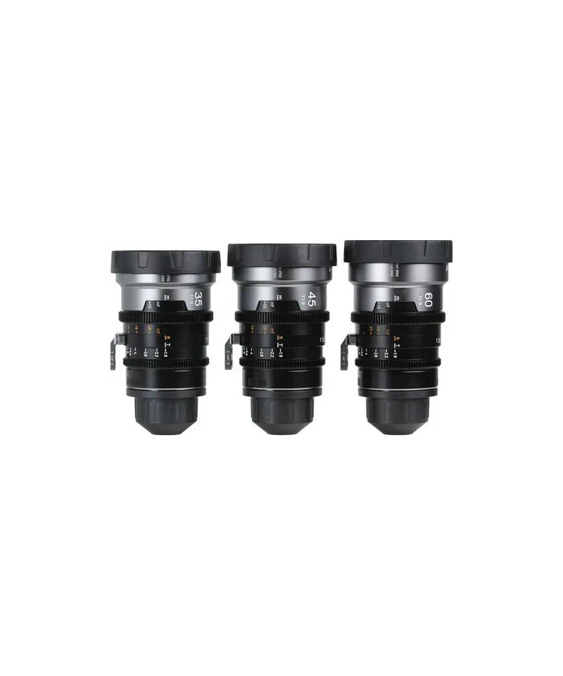 Set IronStar t/1.9 1.5X Anamorphic Full Frame Cine (35mm,45mm,60mm) Neutral Flare EF/PL