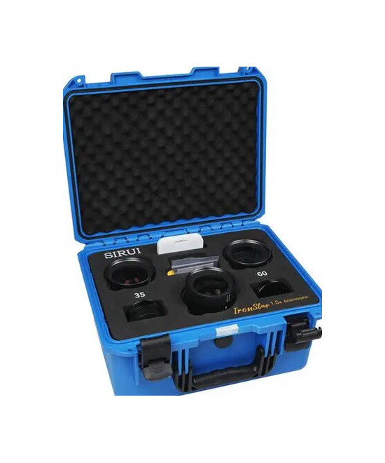 Set IronStar t/1.9 1.5X Anamorphic Full Frame Cine (35mm,45mm,60mm) Neutral Flare EF/PL