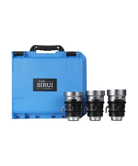 Set IronStar t/1.9 1.5X Anamorphic Full Frame Cine (35mm,45mm,60mm) Neutral Flare EF/PL