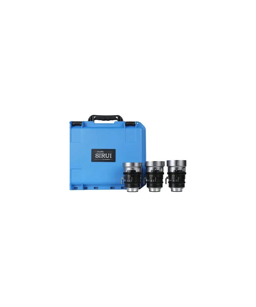 Set IronStar t/1.9 1.5X Anamorphic Full Frame Cine (35mm,45mm,60mm) Neutral Flare EF/PL
