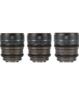 Set Night Walker t/1.2 S35 Cine Fuji X (24mm, 35mm, 55mm) - Metal Gray
