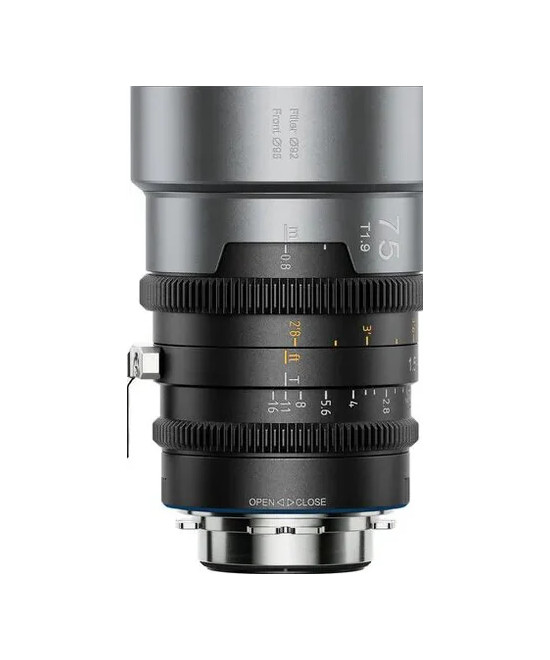 IronStar 75mm t/1.9 1.5X Anamorphic Blue Flare PL / EF