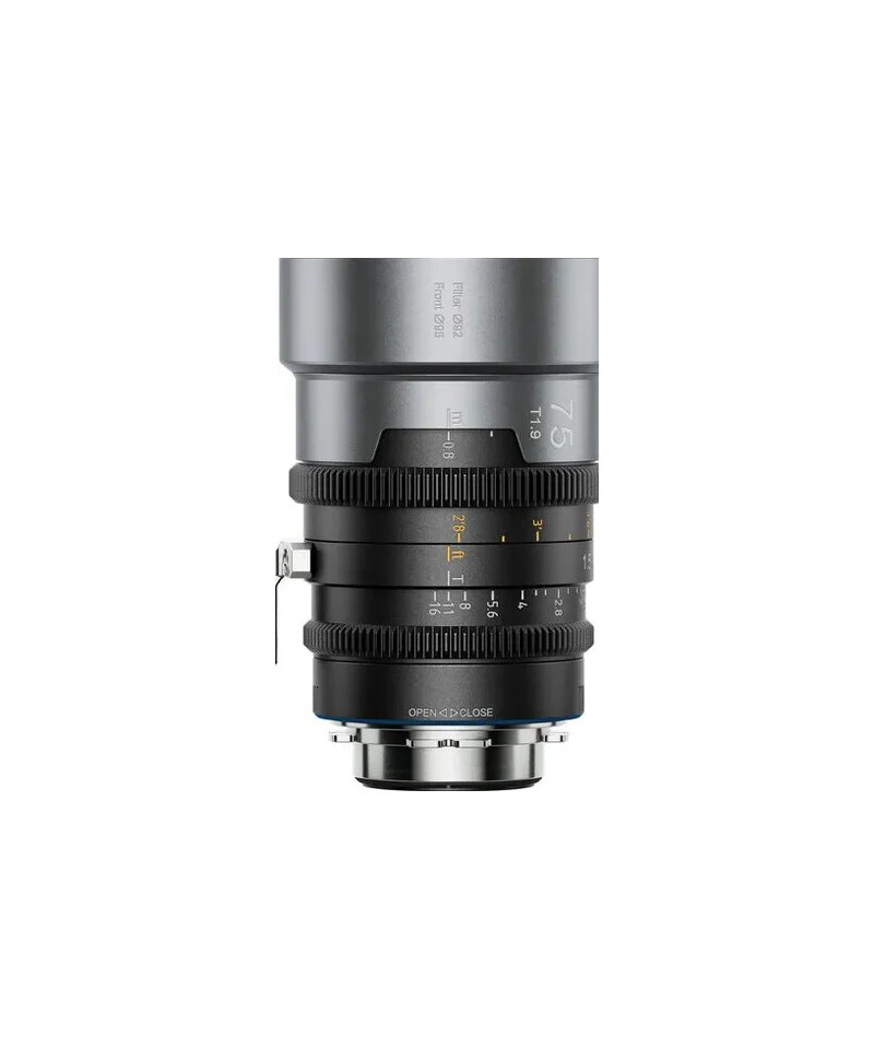 IronStar 75mm t/1.9 1.5X Anamorphic Blue Flare PL / EF