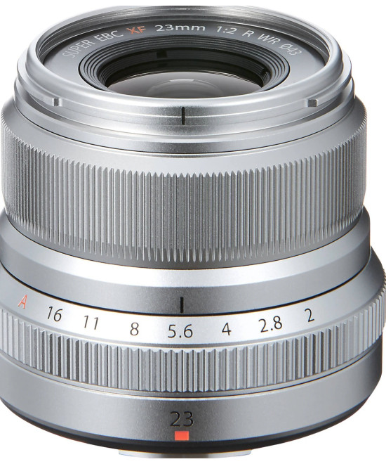XF 23mm f/2.0 R WR Silver