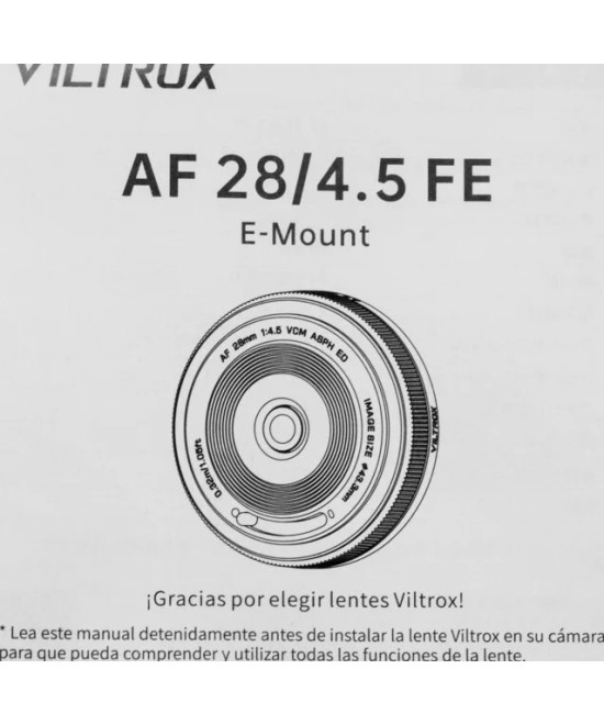 AF 28mm f/4.5 VCM ASPH ED FE Sony e-Mount