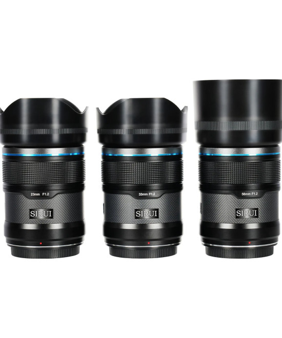 Set Sniper APS-C AF Fuji X f/1.2 (23mm, 33mm, 55mm) Nero