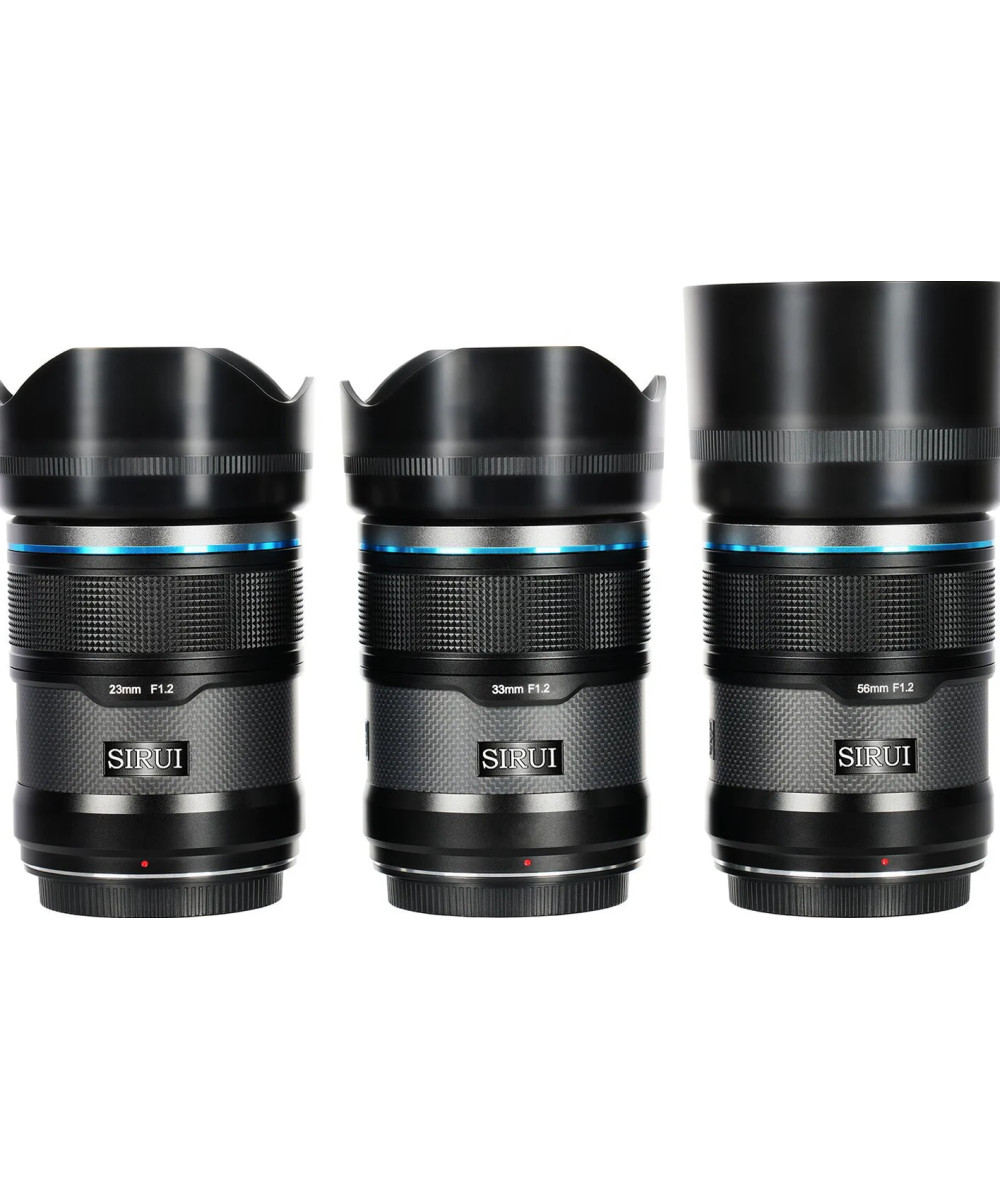 Set Sniper APS-C AF Fuji X f/1.2 (23mm, 33mm, 55mm) Nero