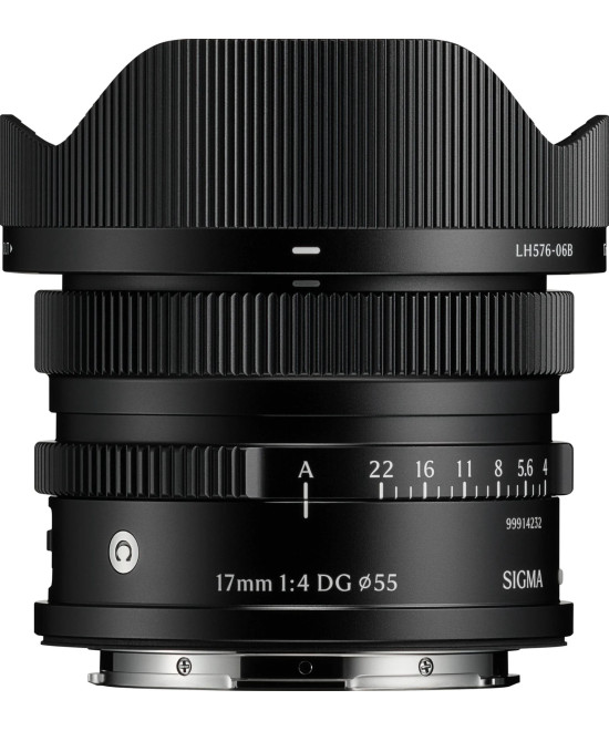 17mm f/4 DG Contemporary L-Mount - Nero i-Series