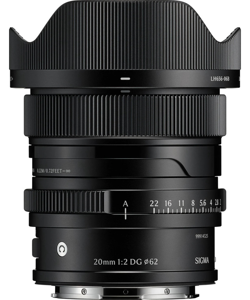 20mm f/2 DG Contemporary L-Mount - Nero i-Series