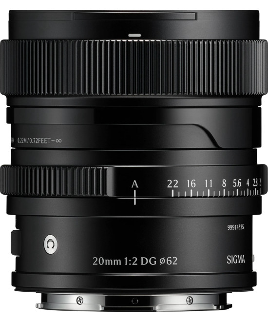 20mm f/2 DG Contemporary L-Mount - Nero i-Series
