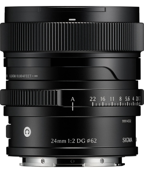 24mm f/2 DG Contemporary L-Mount - Nero i-Series
