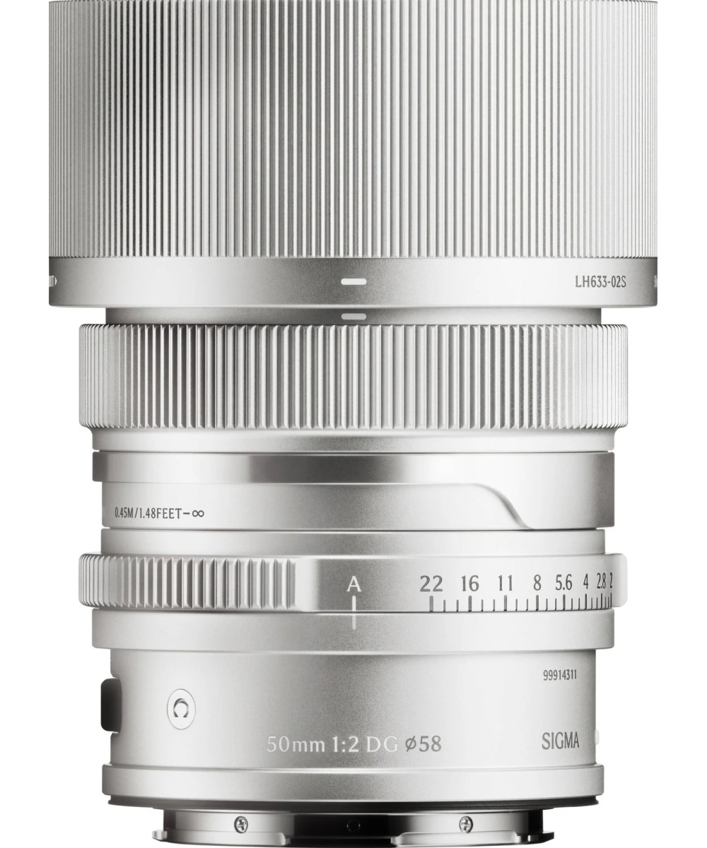 50mm f/2 DG Contemporary L-Mount - Silver i-Series