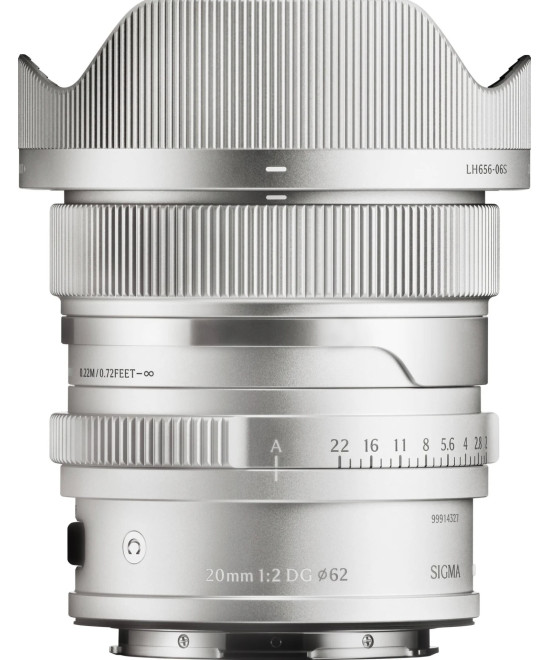 20mm f/2 DG Contemporary L-Mount - Silver i-Series