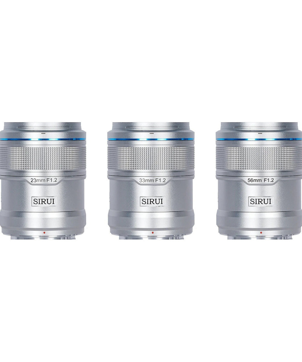 Set Sniper APS-C AF Nikon Z f/1.2 (23mm, 33mm, 55mm) Silver