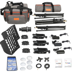 GODOX KIT ILLUMINATORE LED SA-D CON 3 S30 E ACCESSORI