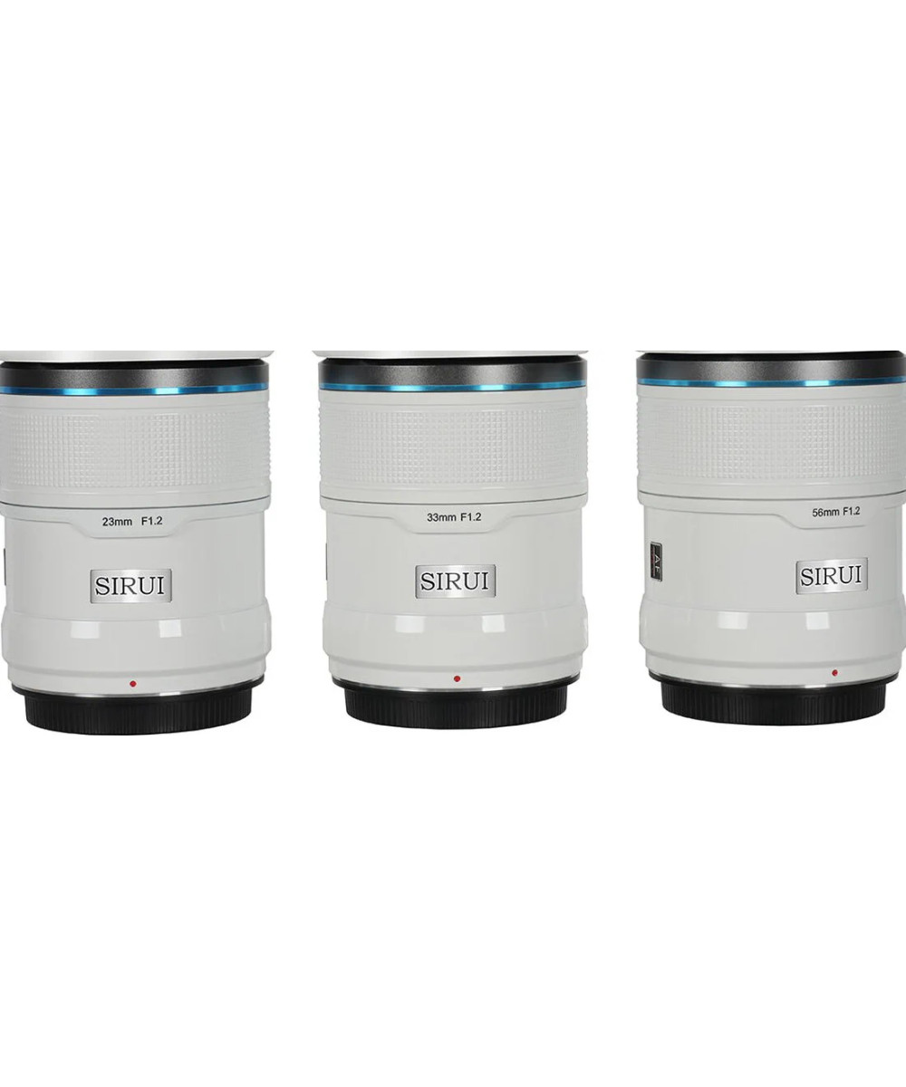 Set Sniper APS-C AF Fuji X f/1.2 (23mm, 33mm, 55mm) White