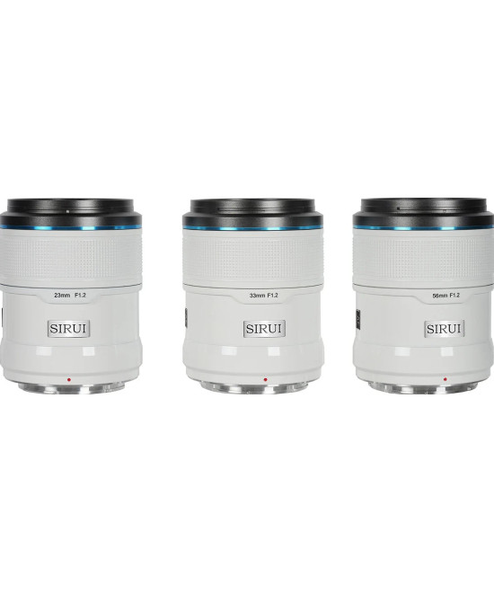 Set Sniper APS-C AF Fuji X f/1.2 (23mm, 33mm, 55mm) White