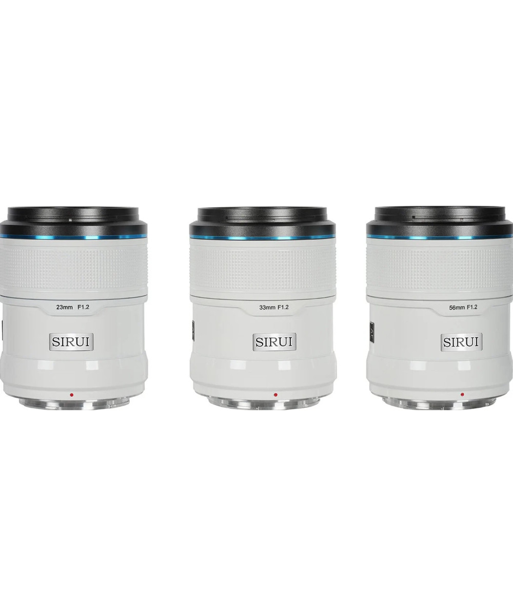 Set Sniper APS-C AF Fuji X f/1.2 (23mm, 33mm, 55mm) White