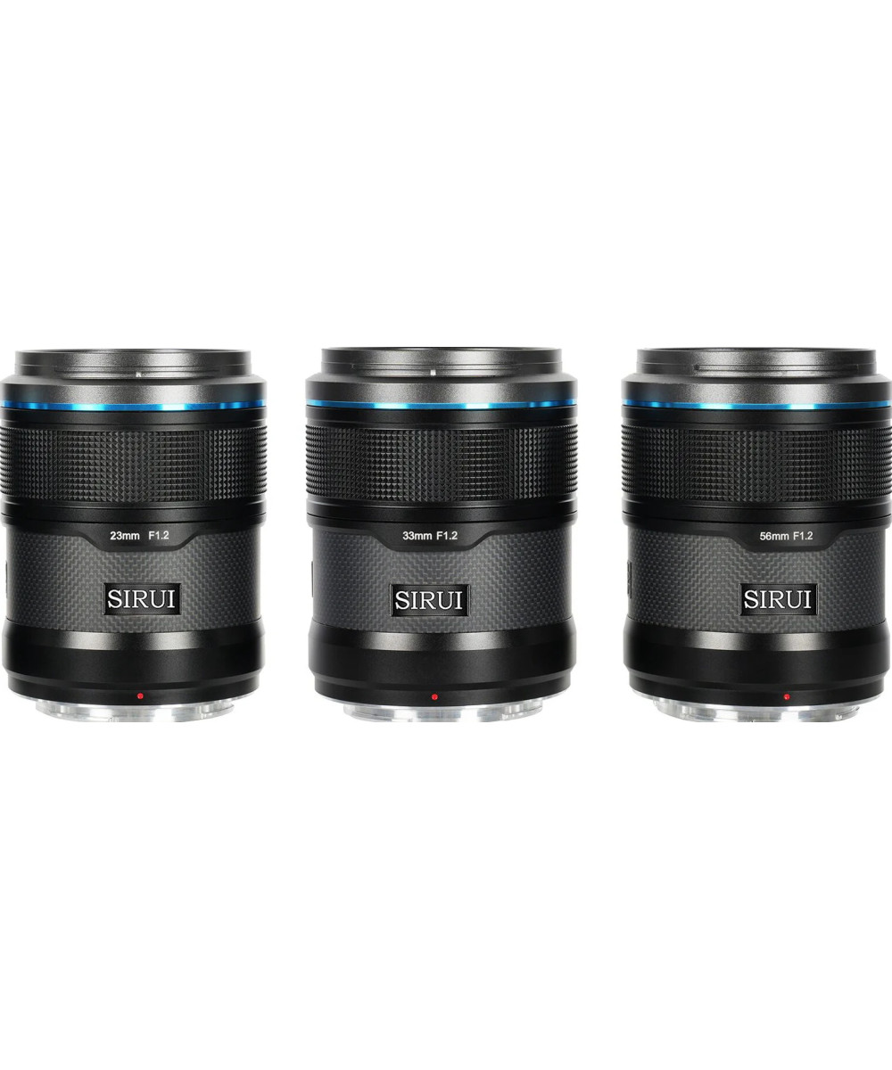 Set Sniper APS-C AF Sony E-Mount f/1.2 (23mm, 33mm, 55mm) Nero