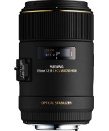 105mm f/2.8 EX DG Macro OS HSM Canon stabilizzato