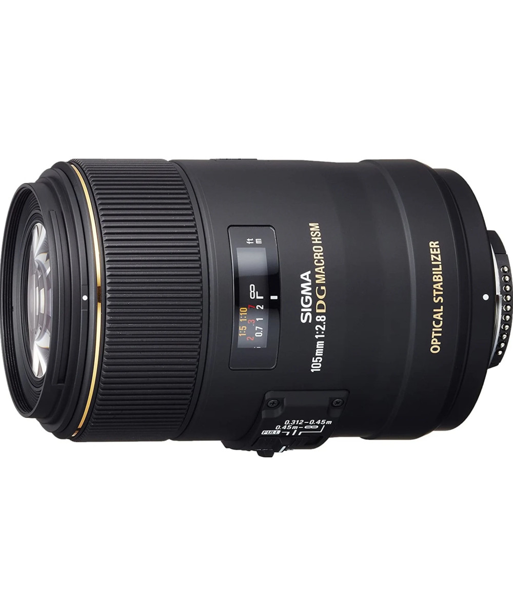 105mm f/2.8 EX DG Macro OS HSM Canon stabilizzato
