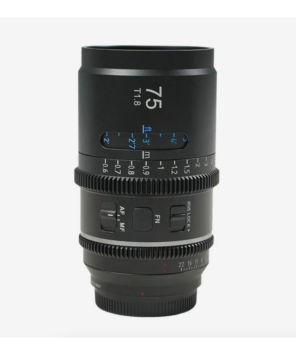 ASTRA 75MM T1.8 NIKON Z-MOUNT BLUE FLARE 1.33X FULL FRAME AUTO FOCUS ANAMORPHIC CINE LENS