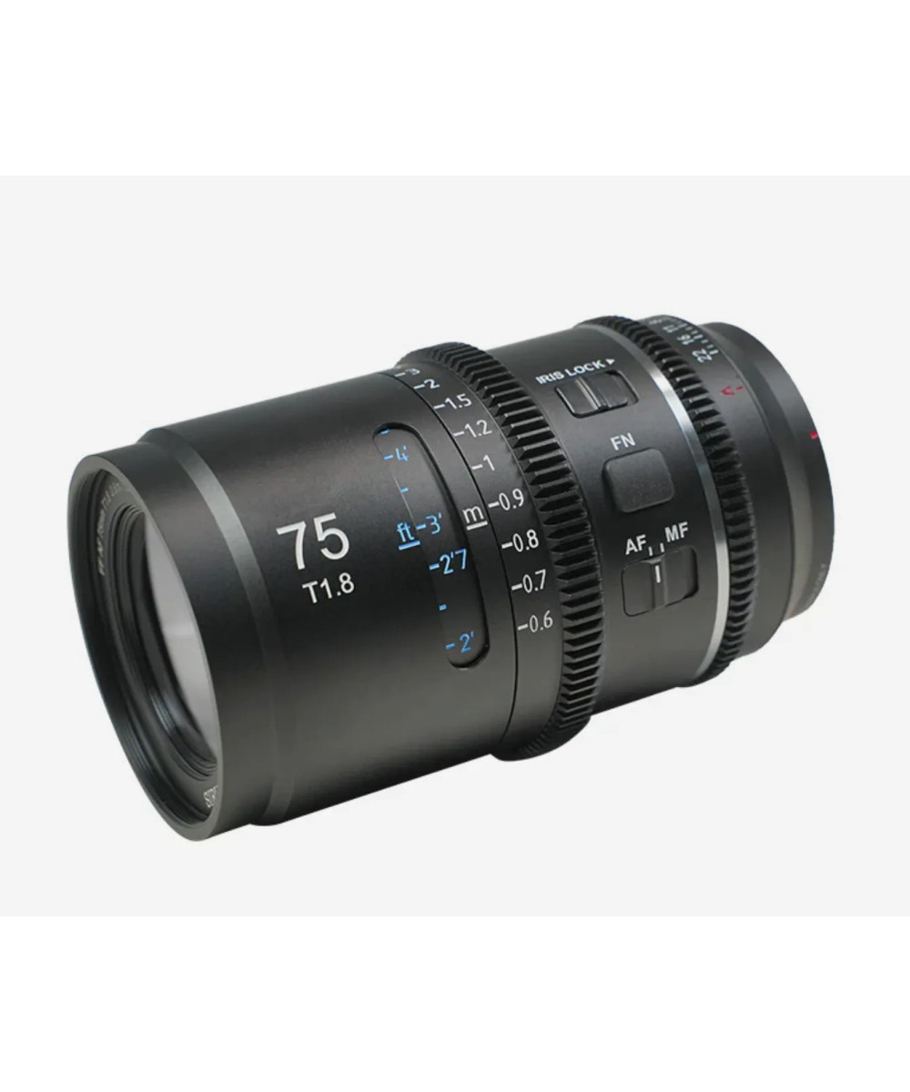 ASTRA 75MM T1.8 NIKON Z-MOUNT BLUE FLARE 1.33X FULL FRAME AUTO FOCUS ANAMORPHIC CINE LENS