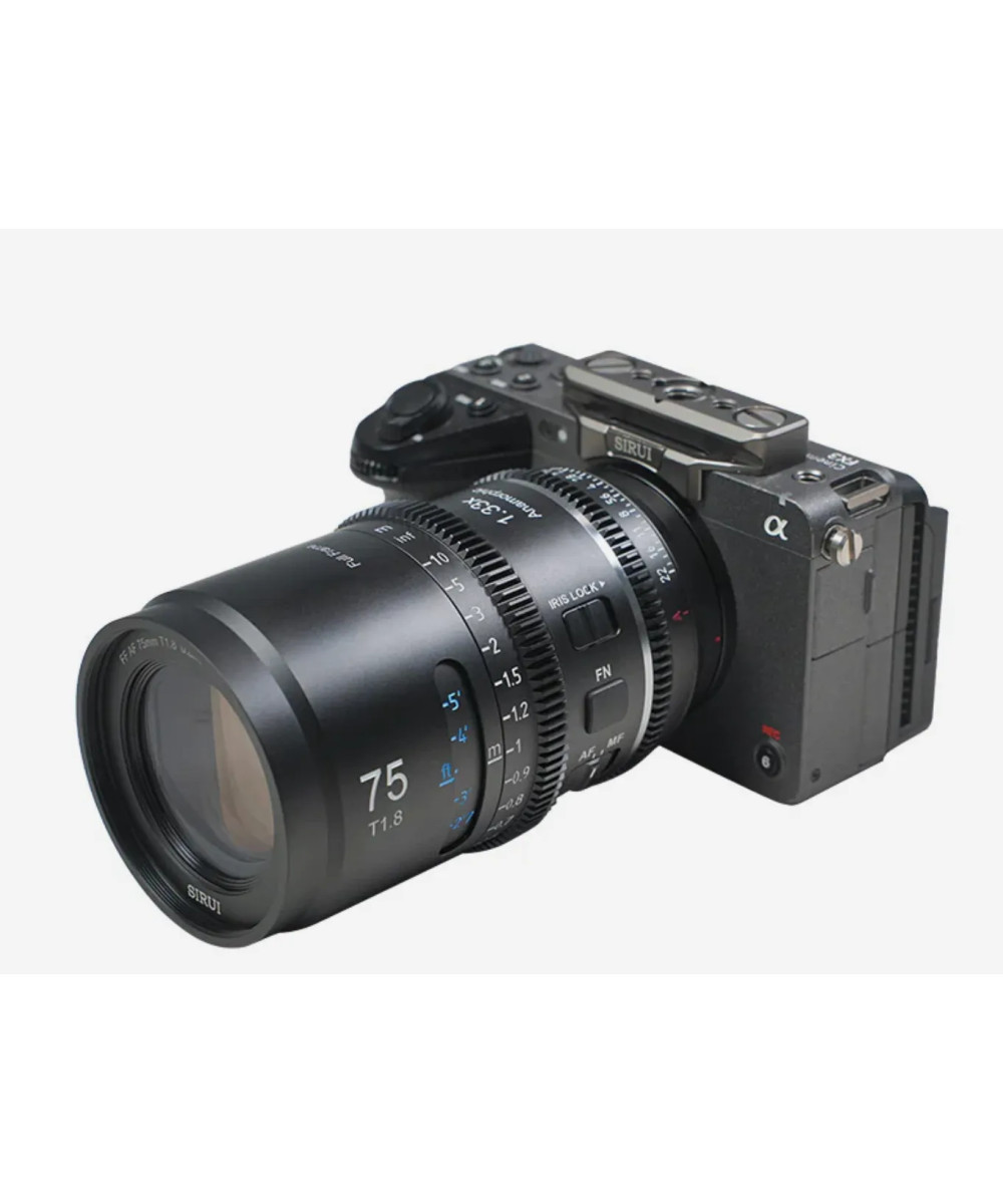 ASTRA 75MM T1.8 NIKON Z-MOUNT BLUE FLARE 1.33X FULL FRAME AUTO FOCUS ANAMORPHIC CINE LENS