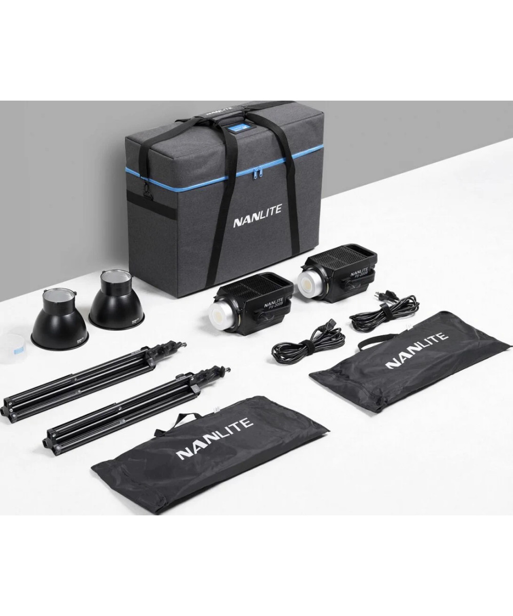 FS-200B Bicolor 2KIT con stativi e borsa