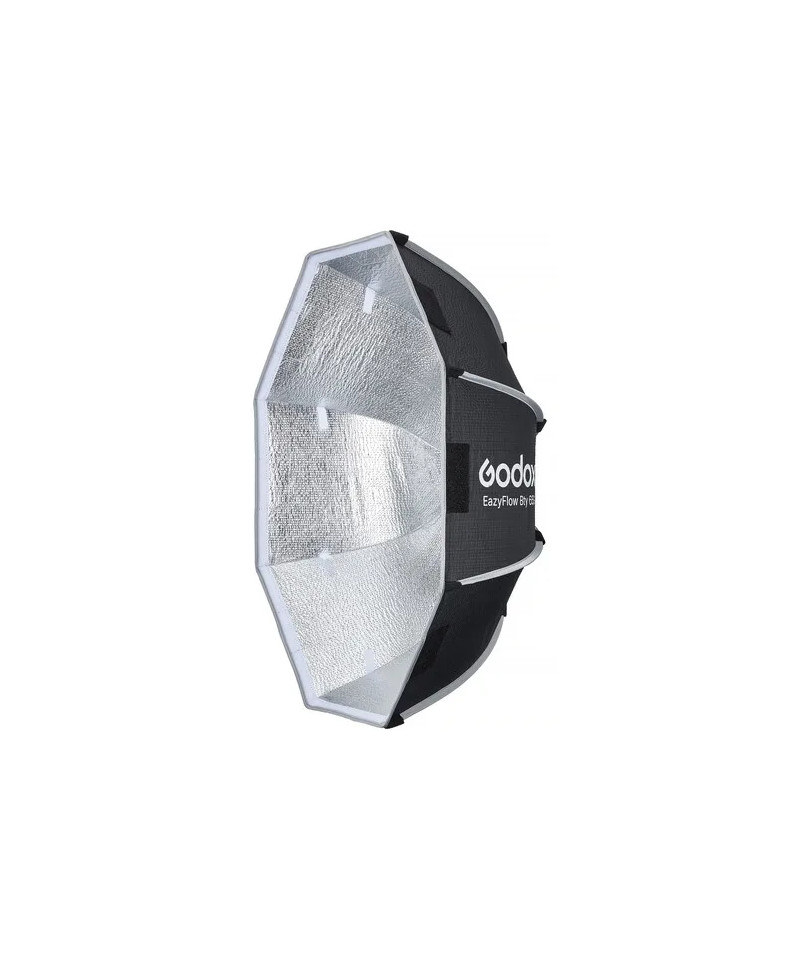 EAZYFLOW BOWENS MOUNT FOLDABLE BEAUTY DISH 65CM (BLACK AND SILVER)
